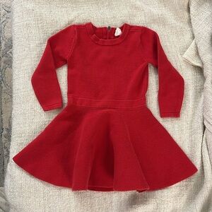 Baby Gap Red Long-Sleeve Dress